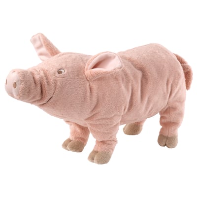 KNORRIG Soft toy, pig/pink