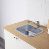 KNOXHULT Base cabinet with doors and drawer, white, 120 cm
