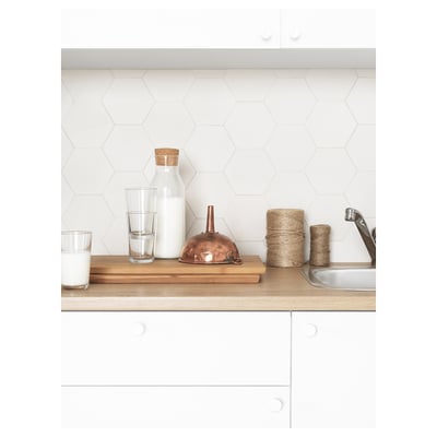 KNOXHULT Kitchen, white, 182x183x220 cm