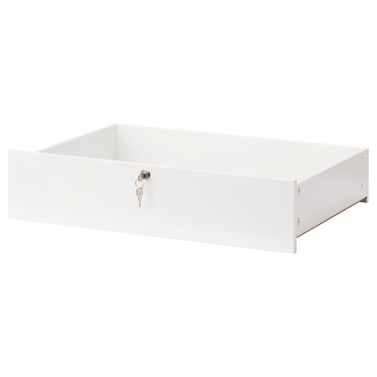 KOMPLEMENT Lockable drawer, white, 75x58 cm IKEA