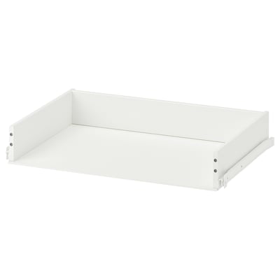 KONSTRUERA Drawer without front, white, 15x40 cm