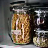 KORKEN Jar with lid, clear glass, 1.8 l