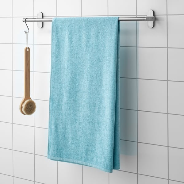 Kornan Bath Towel Light Blue Ikea