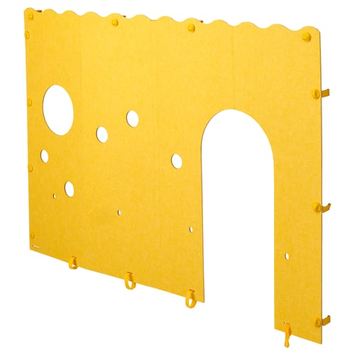 KURA Bed accessory, yellow/grey