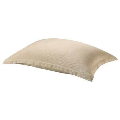 LÄKEVÄNDEROT Pillowcase, beige, 50x80 cm