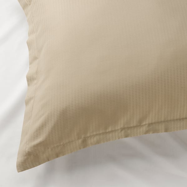 LÄKEVÄNDEROT Pillowcase, beige, 50x80 cm