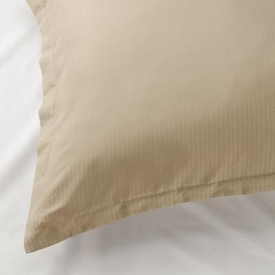 LÄKEVÄNDEROT Pillowcase, beige, 50x80 cm