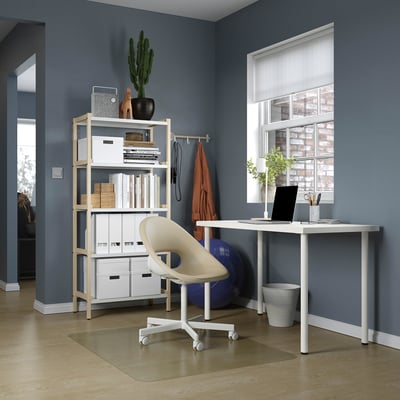 LAGKAPTEN / ADILS Desk, white, 120x60 cm