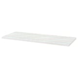 LAGKAPTEN / ALEX Desk, grid multicolour/white, 140x60 cm