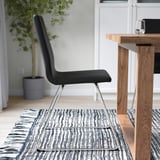 LILLÅNÄS Chair, chrome-plated/Bomstad black