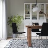 LILLÅNÄS Chair, chrome-plated/Bomstad black