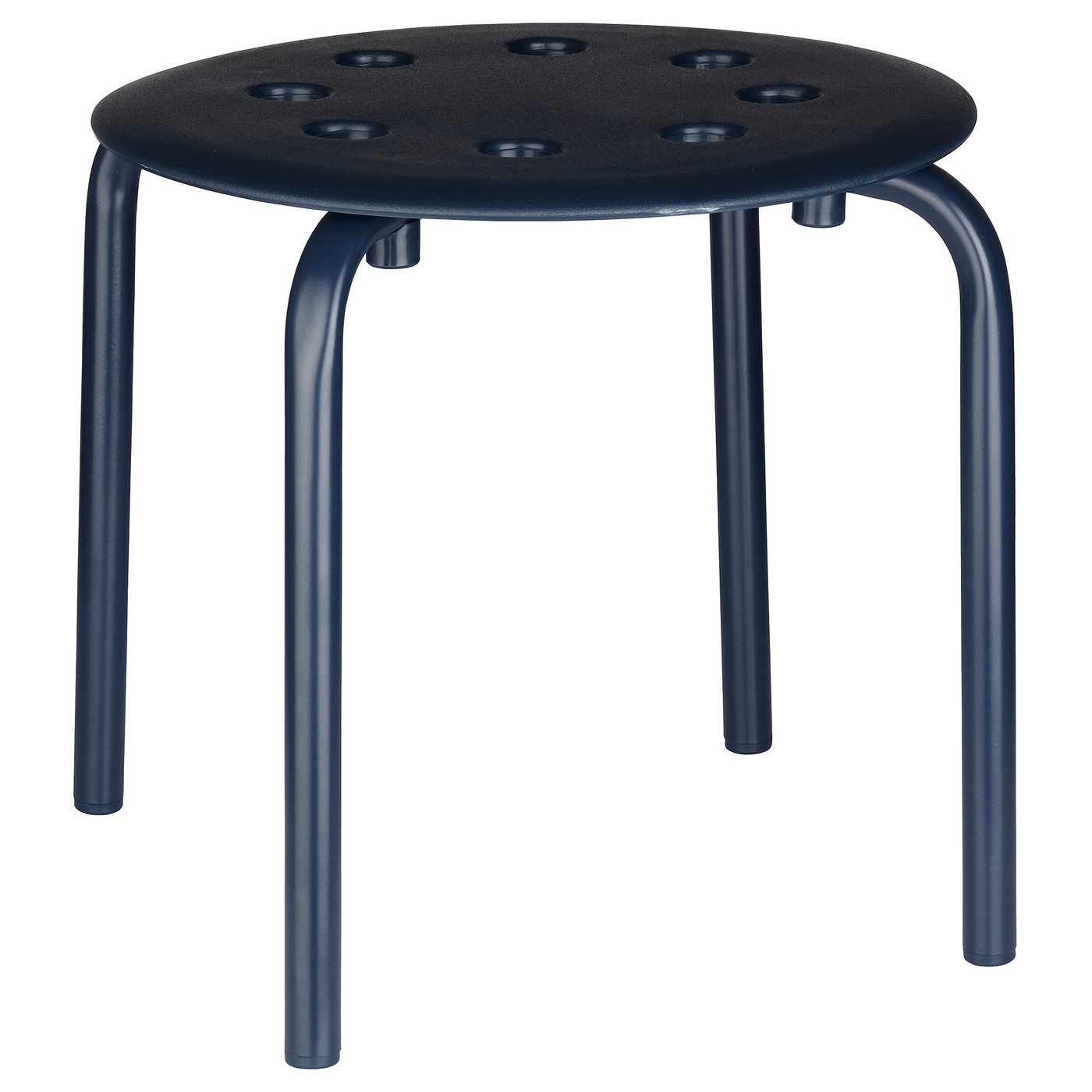 MARIUS Stool, blue, 35 cm IKEA