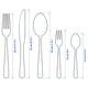 MARTORP 30-piece cutlery set, stainless steel - IKEA
