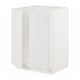 METOD Base cabinet for sink + 2 doors, white/Stensund white, 60x60x80 cm