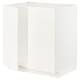 METOD Base cabinet for sink + 2 doors, white/Veddinge white, 80x60x80 cm