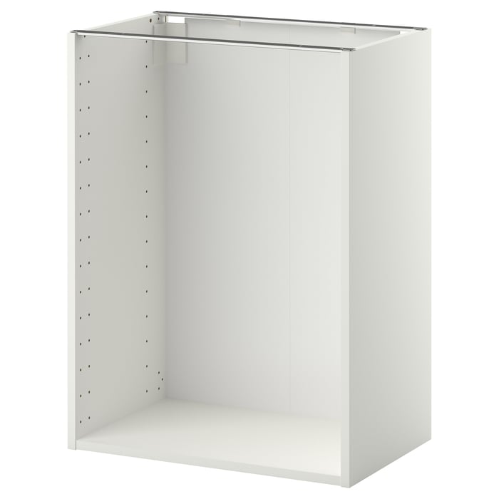 METOD base frame, white, 60x37x80 cm IKEA