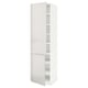 METOD High cabinet with shelves/2 doors, white/Ringhult light grey, 60x60x220 cm