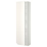 METOD High cabinet with shelves, white/Veddinge white, 60x37x200 cm