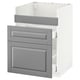 METOD / MAXIMERA Base cb f HAVSEN snk/3 frnts/2 drws, white/Bodbyn grey, 60x60x80 cm