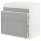 METOD / MAXIMERA Base cb f HAVSEN snk/3 frnts/2 drws, white/Bodbyn grey, 80x60x80 cm