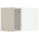 METOD Top cabinet, white/Havstorp beige, 40x60x40 cm
