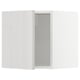 METOD Wall cabinet, white/Ringhult light grey, 40x37x40 cm