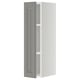 METOD Wall cabinet with shelves, white/Bodbyn grey, 20x37x80 cm