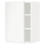 METOD Wall cabinet with shelves, white/Voxtorp matt white, 40x37x60 cm