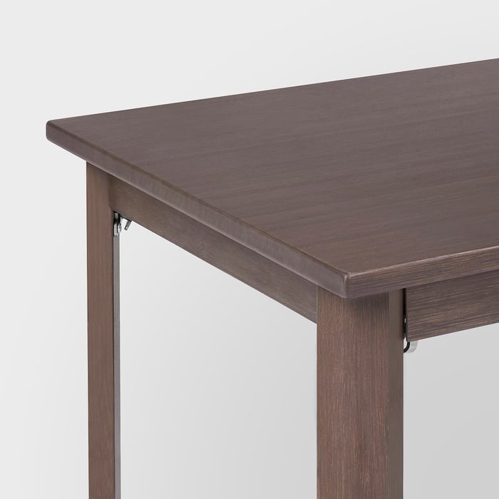 MOXBODA coffee table, foldable/brown, 65x45 cm IKEA