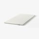NÄSFJÄLLET Mattress pad, white, 90x200 cm