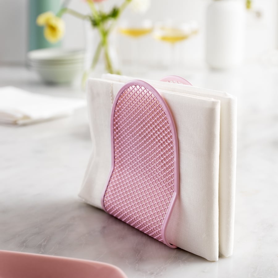 NÄTVERK Napkin holder pink IKEA