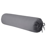 NATTJASMIN Bolster case, dark grey, 38x110 cm