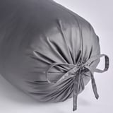 NATTJASMIN Bolster case, dark grey, 38x110 cm