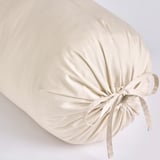 NATTJASMIN Bolster case, light beige, 38x110 cm