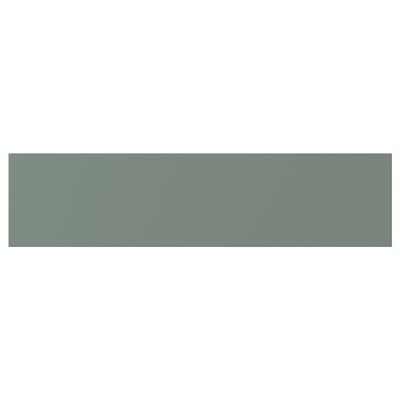NICKEBO Drawer front, matt grey-green, 40x10 cm