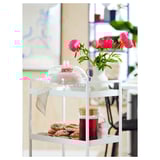 NISSAFORS Trolley, white, 50.5x30x83 cm