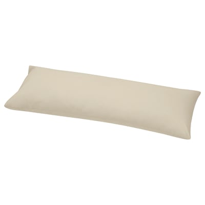 NONNEA Pillowcase for body pillow, beige, 40x140 cm