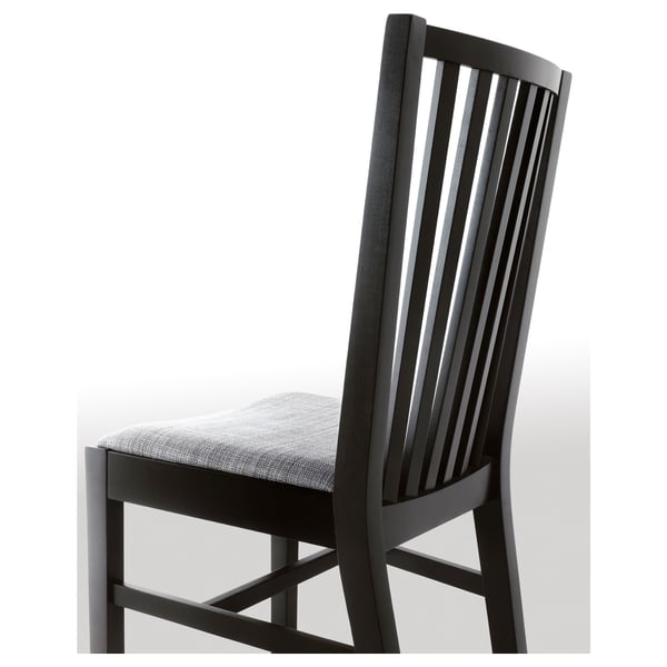 NORRNÄS Chair black, Isunda grey IKEA