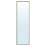 NYPONBUSKE Mirror, grey-beige, 40x135 cm