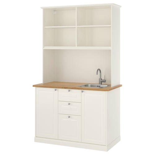 ÖNNERUP Kitchenette, off-white, 130x64x219 cm