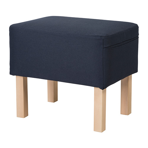 OMTÄNKSAM Footstool Orrsta blackblue IKEA