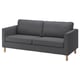 Option: PÄRUP 3-seat sofa, Vissle grey