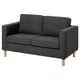 PÄRUP Compact 2-seat sofa, Gunnared dark grey