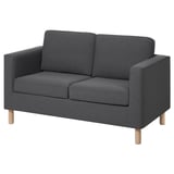 PÄRUP Compact 2-seat sofa, Vissle grey