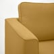PÄRUP Compact 2-seat sofa, Vissle yellow-brown