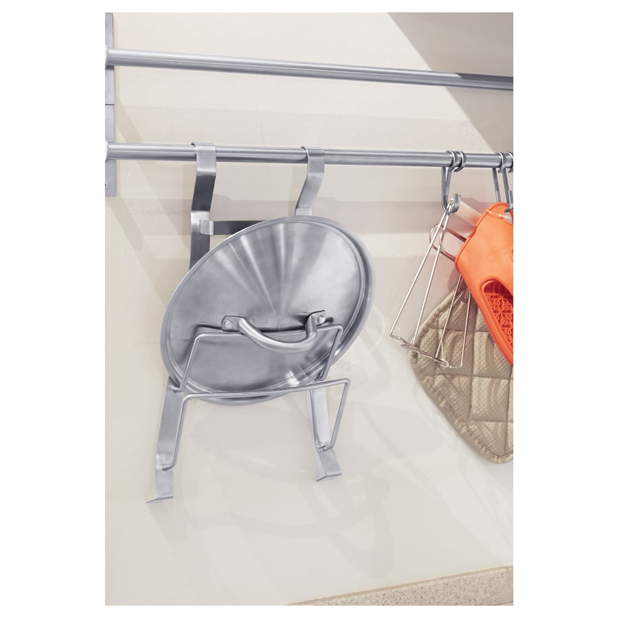 PÅRYD pot lid rack, stainless steel IKEA