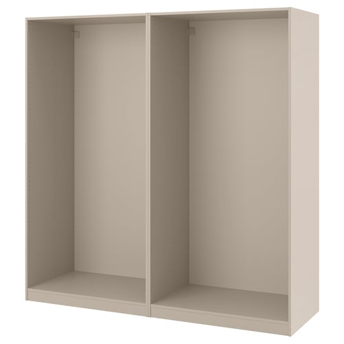 PAX wardrobe frame, beige, rectangular, minimalist design.