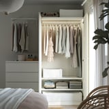 PAX / BERGSBO Wardrobe, white/white, 100x60x201 cm