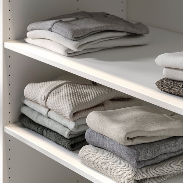 PAX / BERGSBO Wardrobe, white/white, 100x60x201 cm