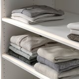 PAX / BERGSBO Wardrobe, white/white, 100x60x201 cm